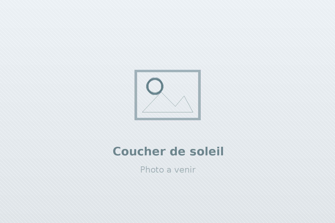 Coucher de soleil